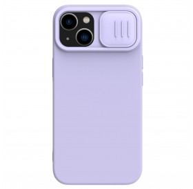 Nillkin CamShield Magnetic Silicone Case iPhone 14 Magnetic MagSafe case with camera cover purple
