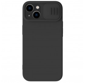Nillkin CamShield Silky Silicone Case iPhone 14 cover with camera cover black