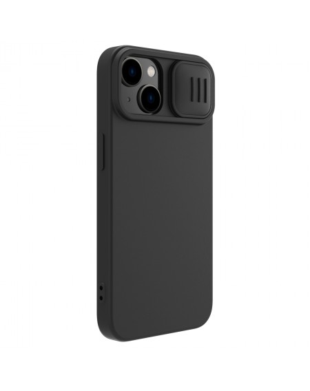 Nillkin CamShield Silky Silicone Case iPhone 14 cover with camera cover black