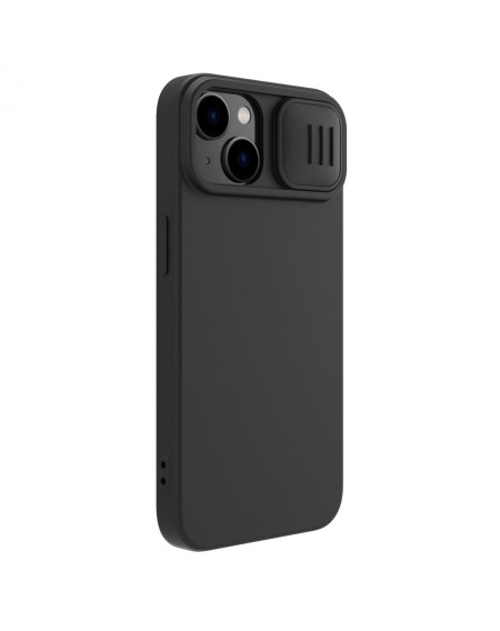 Nillkin CamShield Silky Silicone Case iPhone 14 Plus cover with camera cover black