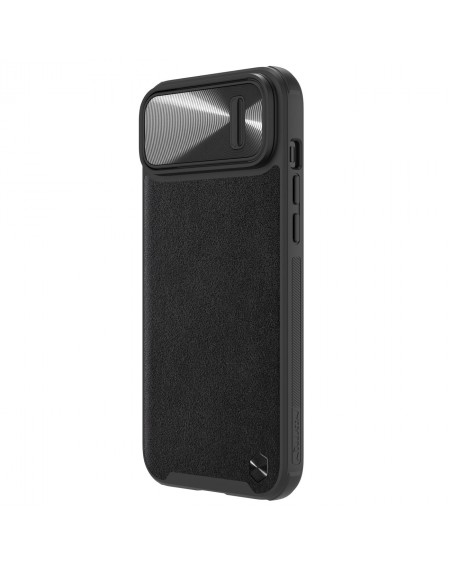 Nillkin CamShield Leather S Case iPhone 14 cover with camera cover black