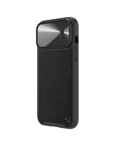 Nillkin CamShield Leather S Case iPhone 14 Pro Max cover with camera cover black
