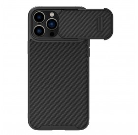 Nillkin Synthetic Fiber S Case iPhone 14 Pro with camera cover black