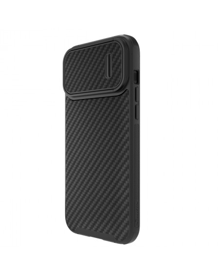 Nillkin Synthetic Fiber S Case iPhone 14 Pro with camera cover black