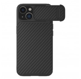 Nillkin Synthetic Fiber S Case iPhone 14 Plus with camera cover black