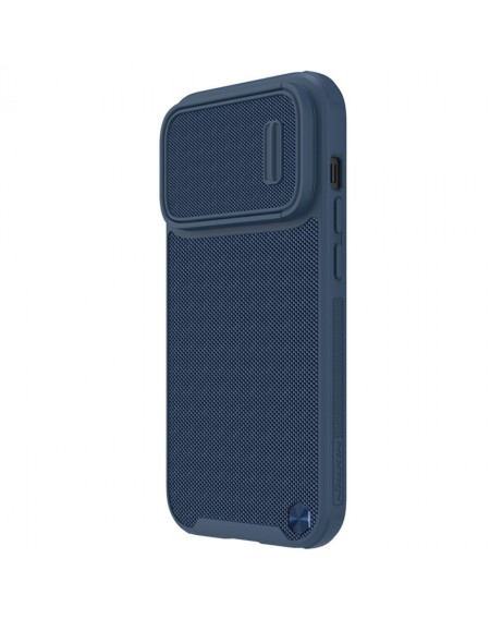 Nillkin Textured S Case iPhone 14 Pro armored case with camera cover blue