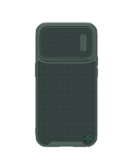 Nillkin Textured S Case iPhone 14 Pro armored case with camera cover green