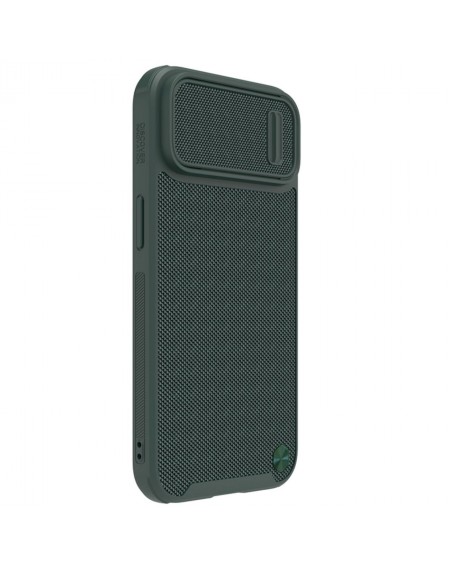 Nillkin Textured S Case iPhone 14 Plus armored case with camera cover green