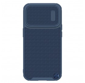 Nillkin Textured S Case iPhone 14 Pro Max armored case with camera cover blue