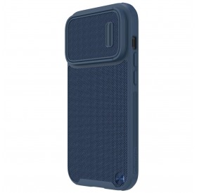 Nillkin Textured S Case iPhone 14 Pro Max armored case with camera cover blue