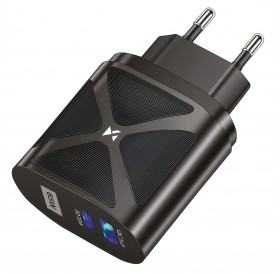 Wozinsky small 65W GaN charger with USB ports, USB supports fast charging black (WWCGM1)