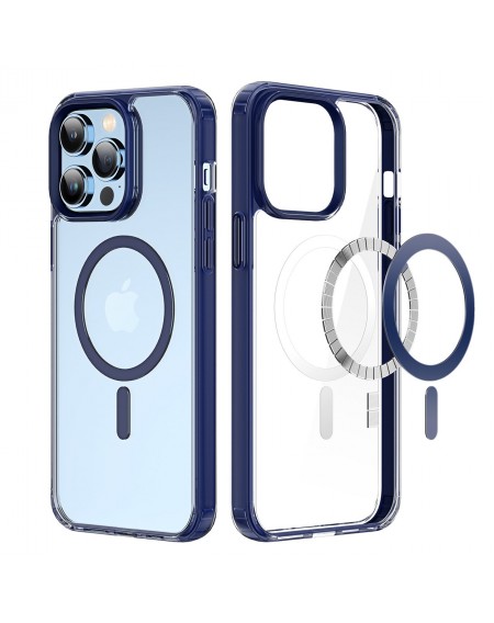 Dux Ducis Clin2 case for iPhone 14 Pro magnetic MagSafe cover blue