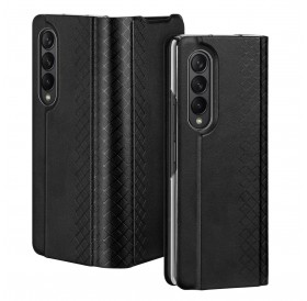 Dux Ducis Bril case for Samsung Galaxy Z Fold 3 flip cover card wallet stand black