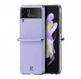 Dux Ducis Bril case for Samsung Galaxy Z Flip4 with flip wallet back cover purple