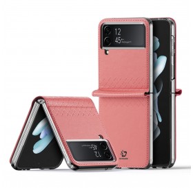 Dux Ducis Bril case for Samsung Galaxy Z Flip4 with flip wallet back cover pink