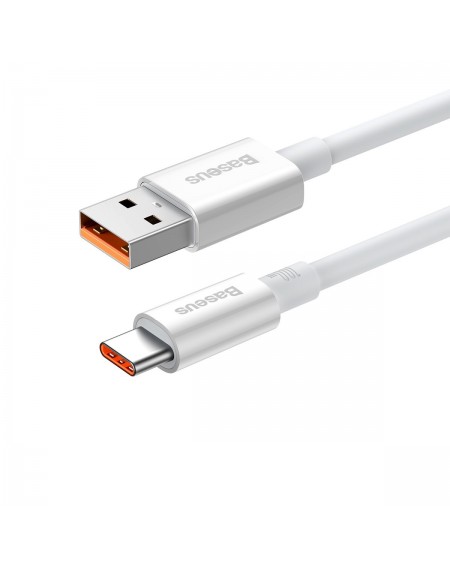 Baseus Superior Series cable with fast charging USB-A - USB-C 100W 480Mbps 2m white