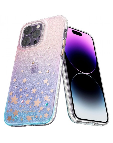Kingxbar Heart Star Series case for iPhone 14 Pro Max case with zodiac stars