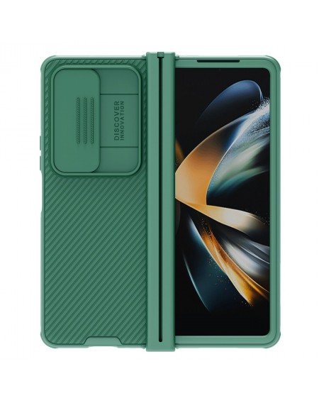 Nillkin CamShield Pro Case (simple) for Samsung Galaxy Z Fold 4 cover with camera cover dark green