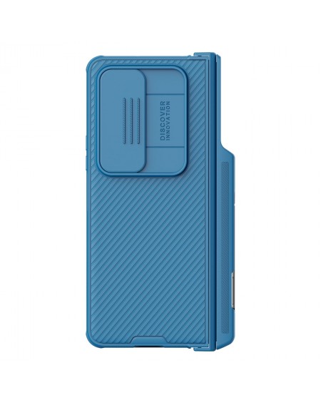 Nillkin CamShield Pro Case (suit) for Samsung Galaxy Z Fold 4 cover with camera cover stand blue