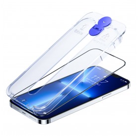 Joyroom Knight glass for iPhone 14 with mounting kit transparent (JR-H09)