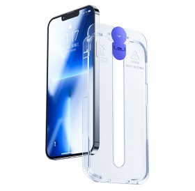 Joyroom Knight glass for iPhone 14 Plus with mounting kit transparent (JR-H11)