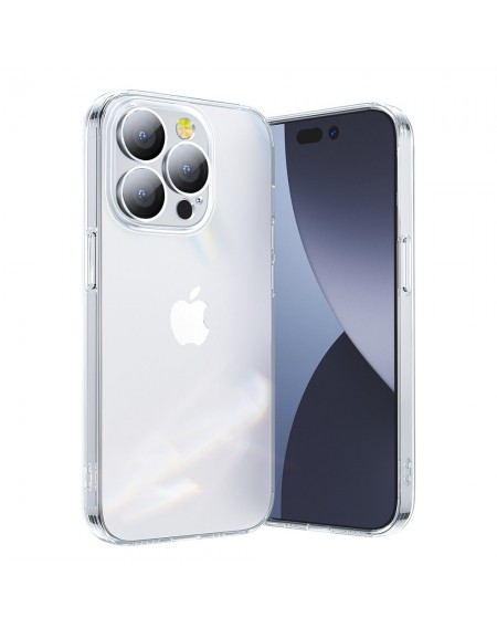 Joyroom 14Q Case iPhone 14 Plus Case Cover with Camera Cover Transparent (JR-14Q3 transparent)