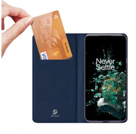 Dux Ducis Skin Pro Case For Motorola Moto G32 Flip Card Wallet Stand Blue