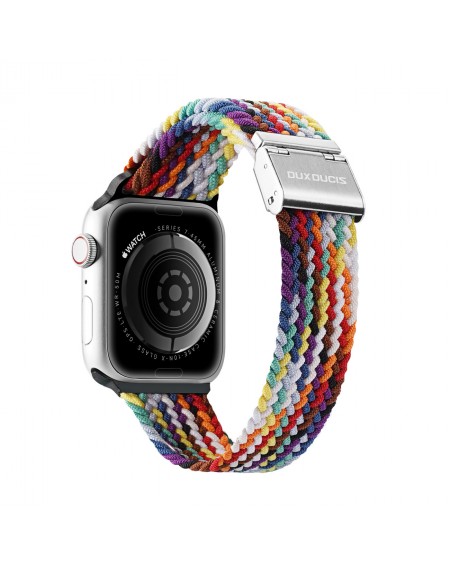 Dux Ducis Strap (Mixture II Version) Strap for Apple Watch SE, 8, 7, 6, 5, 4, 3, 2, 1 (41, 40, 38 mm) Braided Band Rainbow Bracelet