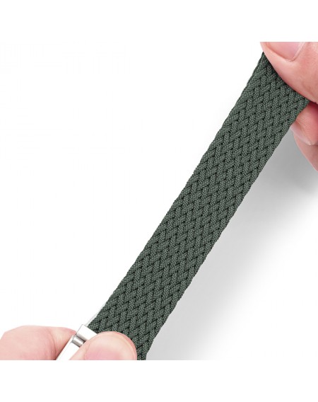 Dux Ducis Strap (Mixture II Version) strap for Apple Watch SE, 8, 7, 6, 5, 4, 3, 2, 1 (41, 40, 38 mm) braided bracelet olive green