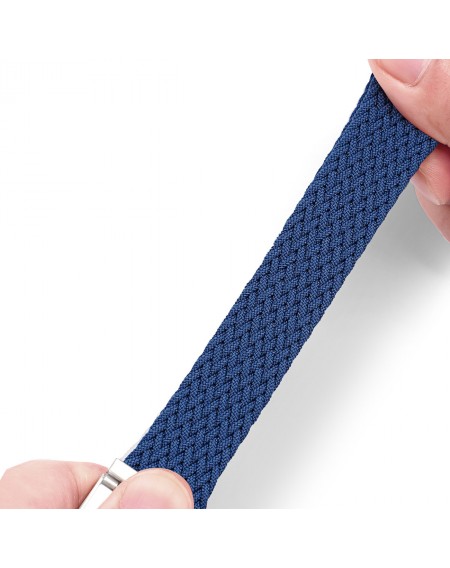 Dux Ducis Strap (Mixture II Version) strap for Apple Watch Ultra, SE, 8, 7, 6, 5, 4, 3, 2, 1 (49, 45, 44, 42 mm) braided bracelet blue
