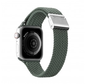 Dux Ducis Strap (Mixture II Version) strap for Apple Watch Ultra, SE, 8, 7, 6, 5, 4, 3, 2, 1 (49, 45, 44, 42 mm) braided band bracelet olive green