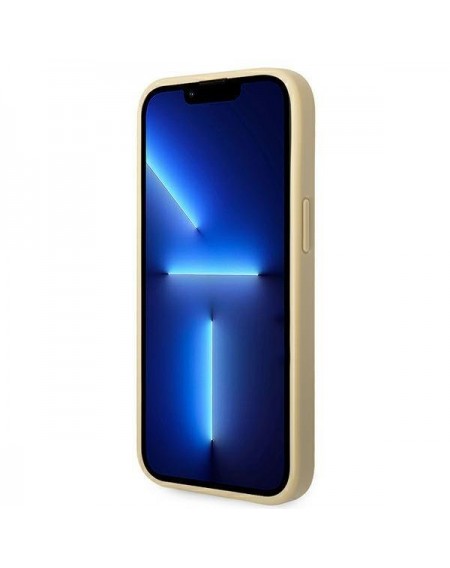 Guess GUHCP14MHGGSHD iPhone 14 Plus 6,7" złoty/gold hard case Glitter Script