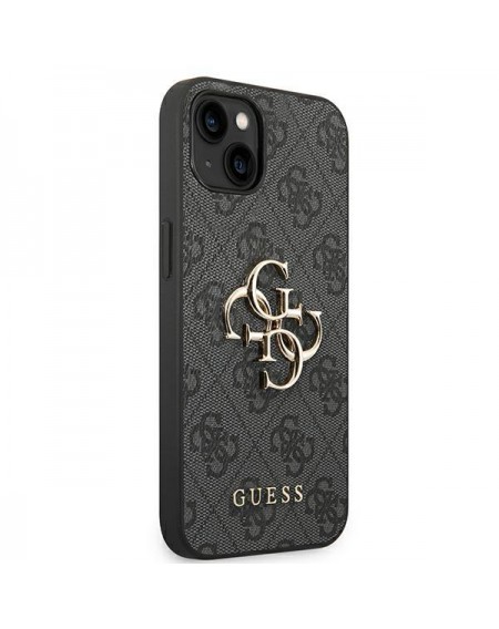 Guess GUHCP14S4GMGGR iPhone 14 6,1" szary/grey hardcase 4G Big Metal Logo
