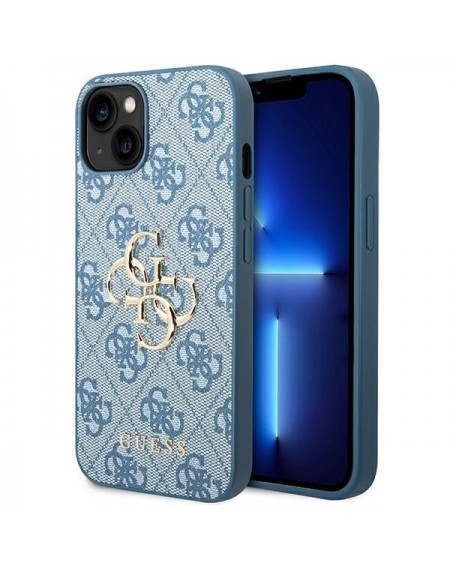 Guess GUHCP14S4GMGBL iPhone 14 6,1" niebieski/blue hardcase 4G Big Metal Logo
