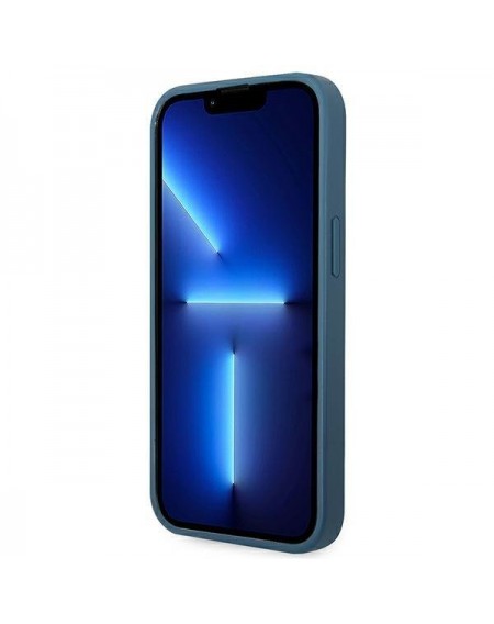 Guess GUHCP14S4GMGBL iPhone 14 6,1" niebieski/blue hardcase 4G Big Metal Logo
