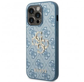 Guess GUHCP14L4GMGBL iPhone 14 Pro 6,1" niebieski/blue hardcase 4G Big Metal Logo