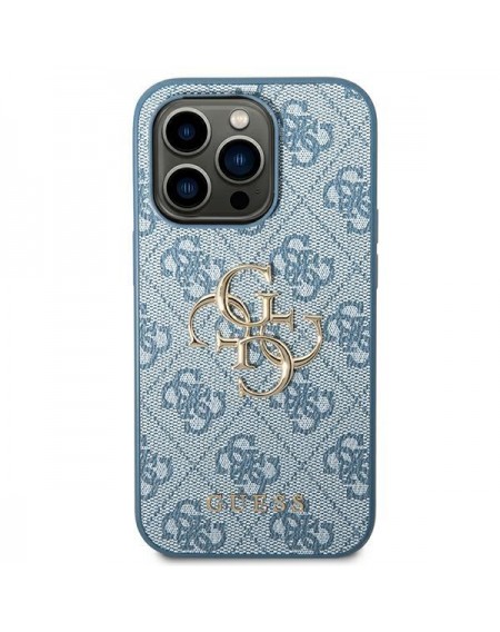 Guess GUHCP14X4GMGBL iPhone 14 Pro Max 6,7" niebieski/blue hardcase 4G Big Metal Logo