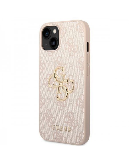 Guess GUHCP14S4GMGPI iPhone 14 6,1" różowy/pink hardcase 4G Big Metal Logo