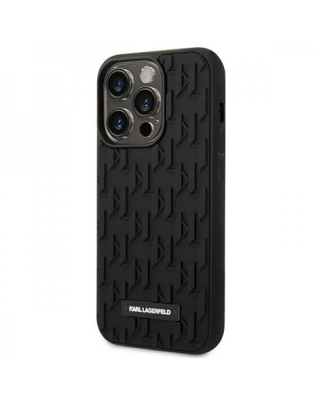 Karl Lagerfeld KLHCP14XRUPKLPK iPhone 14 Pro Max 6,7" hardcase czarny/black 3D Monogram
