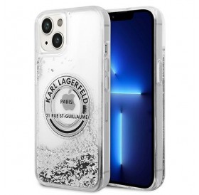 Karl Lagerfeld KLHCP14MLCRSGRS iPhone 14 Plus 6,7" srebrny/silver hardcase Liquid Glitter RSG