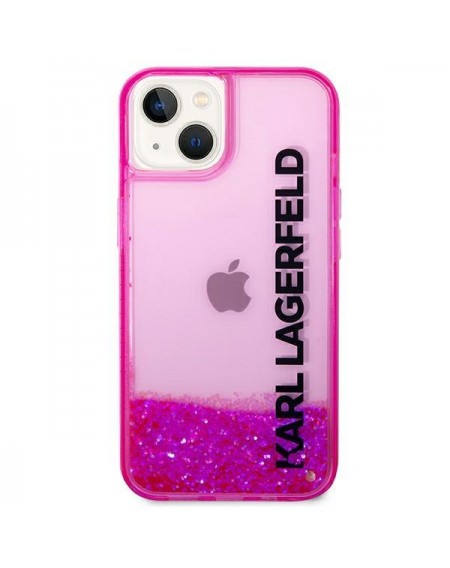 Karl Lagerfeld KLHCP14MLCKVF iPhone 14 Plus 6,7" różowy/pink hardcase Liquid Glitter Elong