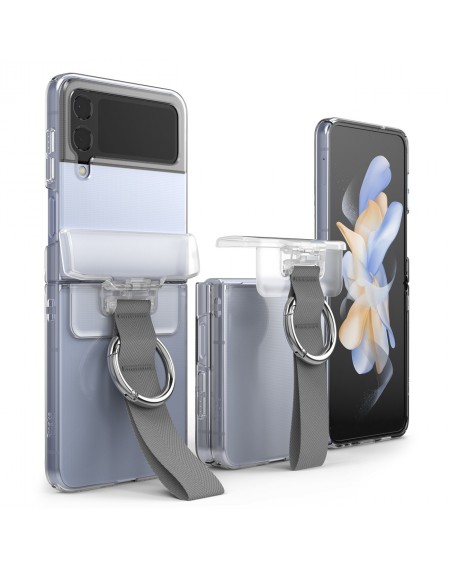 Ringke hinge cover for Samsung Galaxy Z Flip 4 / Flip 3 transparent / dark gray (HG666192RS)