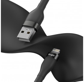 Ringke USB-A cable - Lightning 480Mb / s 12W 1.2m black (CB09963RS)