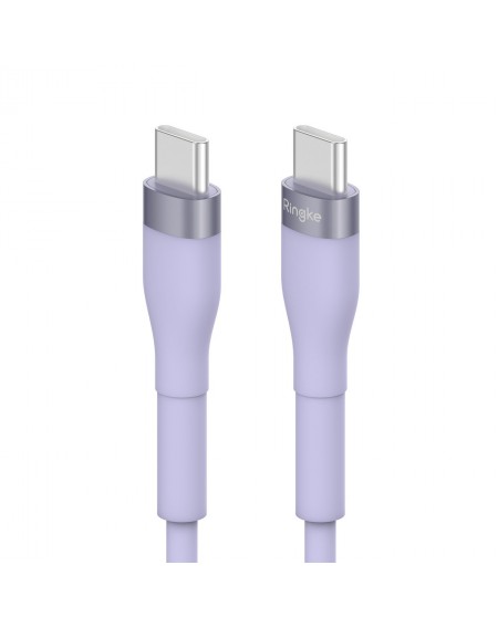 Ringke cable USB-C - USB-C 480Mb / s 60W 1.2m purple (CB60167RS)