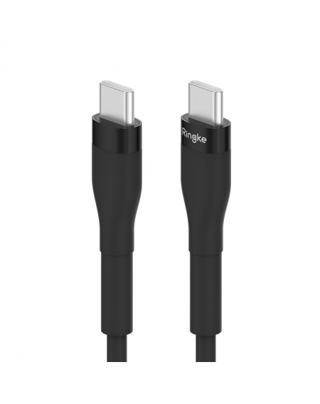 Ringke cable USB-C - USB-C 480Mb / s 60W 1.2m black (CB60174RS)