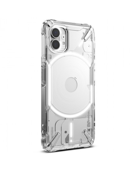 Ringke Fusion X case armored cover with Nothing Phone 1 frame transparent (FX667E52)