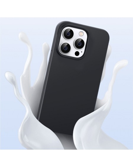 Ugreen LP628 Silky Silicone Protective Case Rubber Flexible Silicone Phone Case for iPhone 14 Pro Max Black (90922)