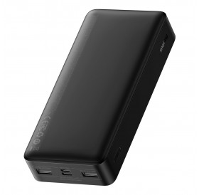 Baseus Bipow fast charging powerbank 20000mAh 15W black (Overseas Edition) + USB-A - Micro USB cable 0.25m black (PPBD050101)