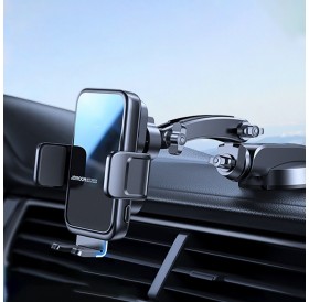 Joyroom automatic car holder induction charger 15W Qi for windshield cockpit board black (JR-ZS298 dash)