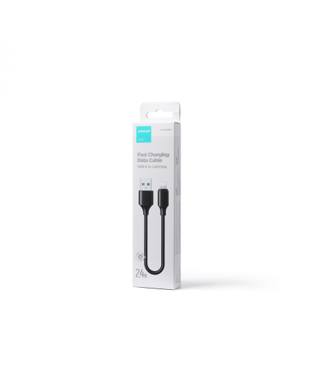 Joyroom USB Charging / Data Cable - Lightning 2.4A 0.25m Black (S-UL012A9)